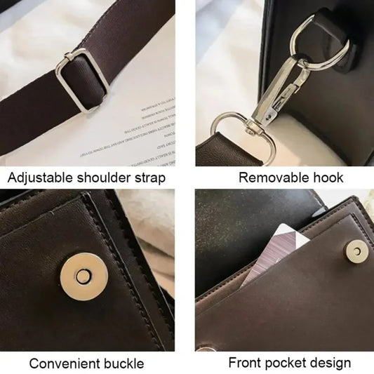 Prime Deal Zone women's crossbody bag made of PU leather, small shoulder handbag for travel and everyday use.