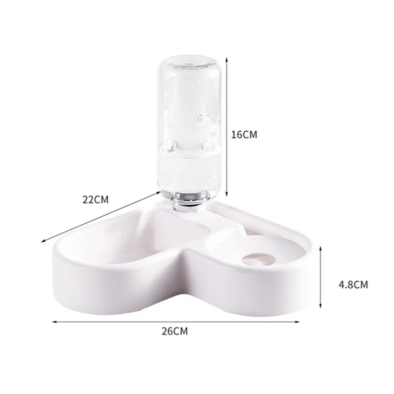 Automatic pet drinking bowl for cats and dogs, moisture-proof multi-functional feeder and waterer by Prime Deal Zone.