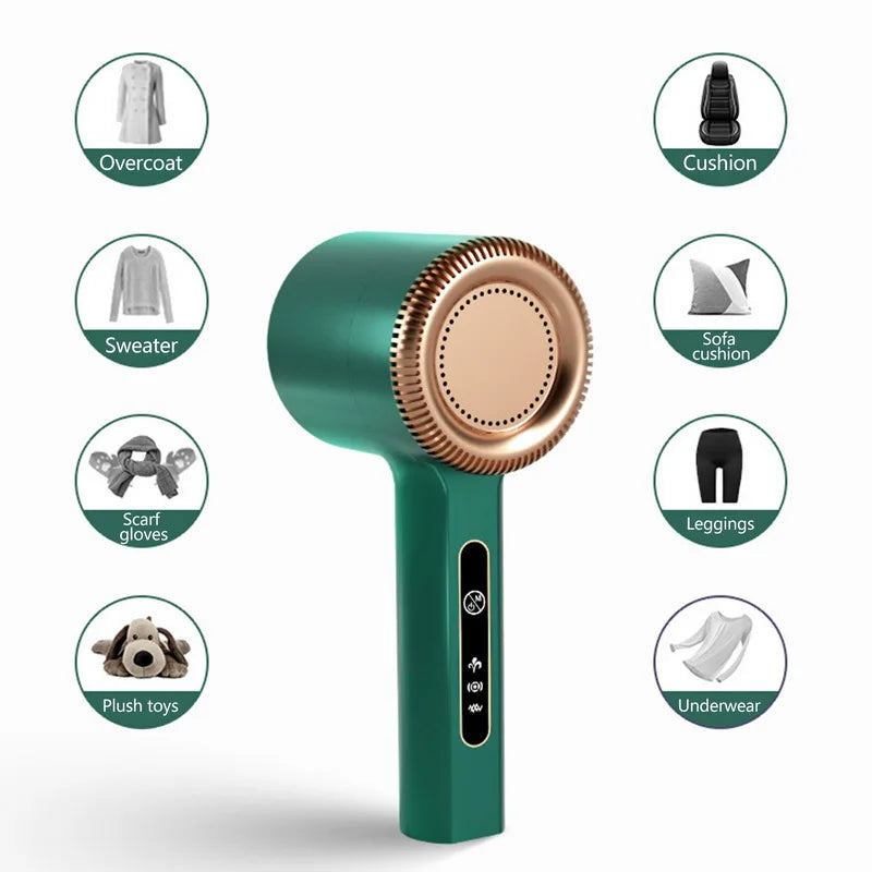 Prime Deal Zone USB rechargeable fabric shaver with electric lint remover, fuzz and hair ball remover for clothing and fabrics.