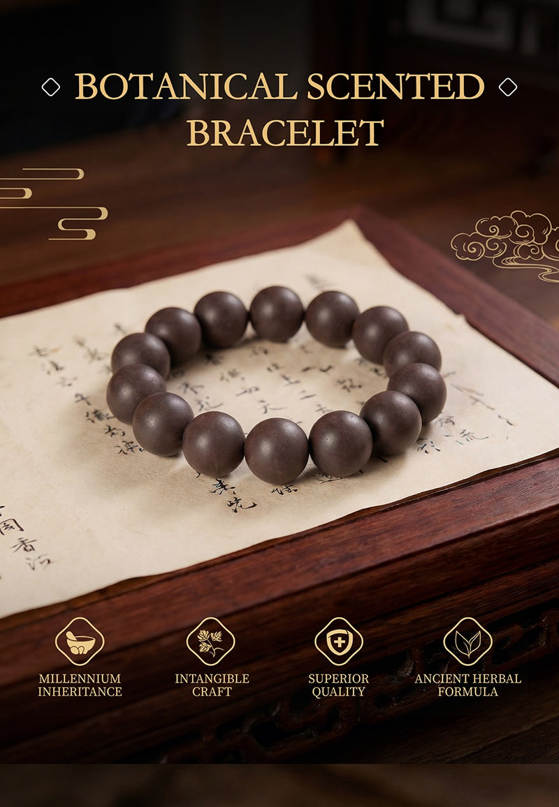 Healing energy bead bracelet worn on wrist