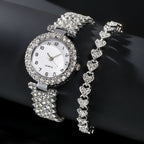 Luxury watch and bracelet set, close-up detail