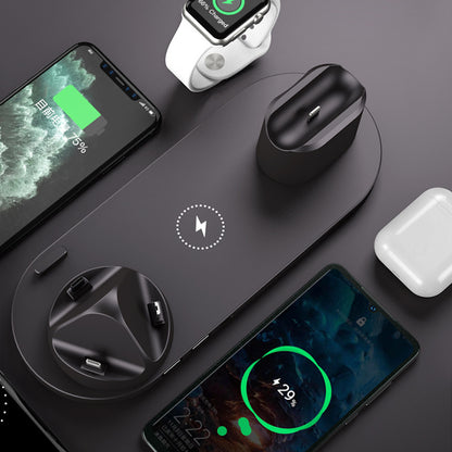 6-in-1 Wireless Charging Dock Station for iPhone, Watch & More