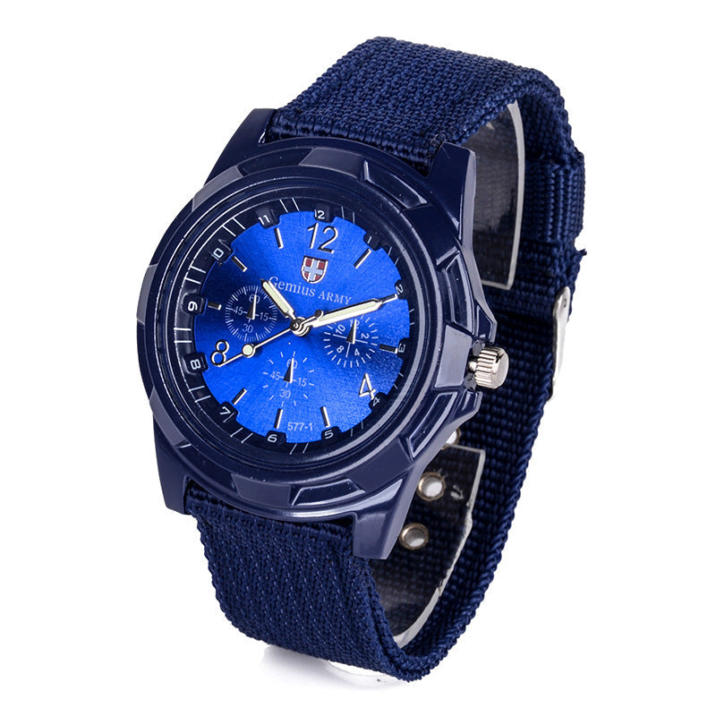 Military sport watch, all colour options grid