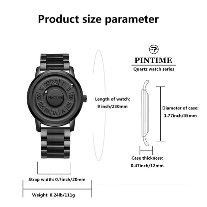 Men's & Women's Fashion Quartz Watch – Waterproof, Steel & Leather Strap Options