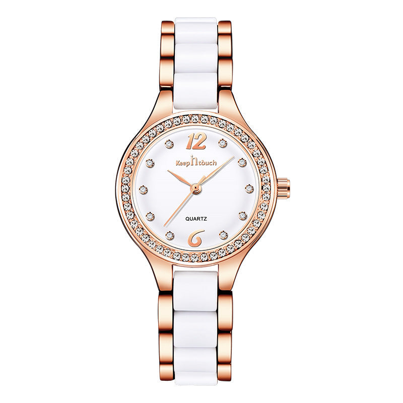 Luxury quartz watch, packaging and box