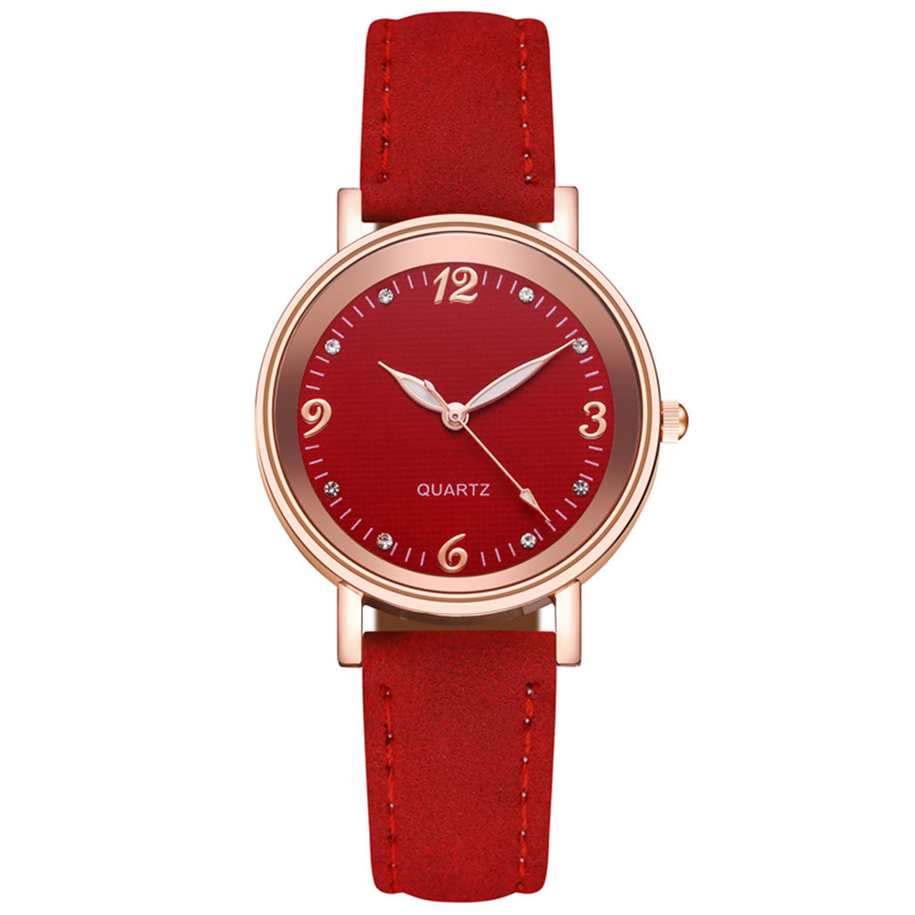 Luminous quartz watch, all colour options grid