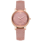 Luminous quartz watch, red colourway