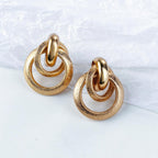 Pearl geometric earrings, all styles grid
