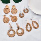 Korean vintage acetate earrings, packaging shot
