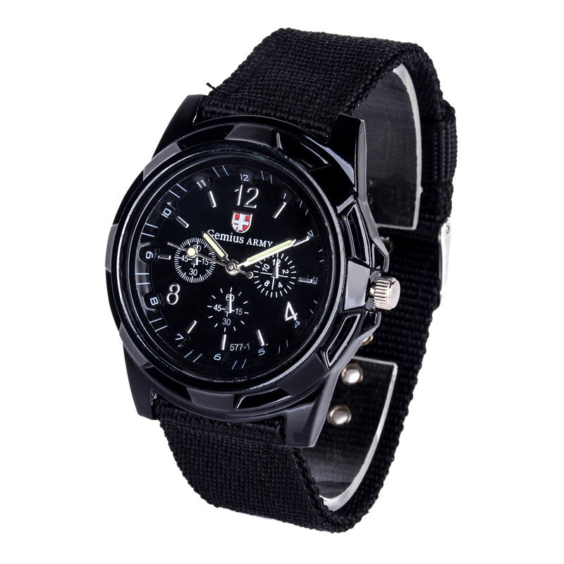 Military sport watch, green colourway
