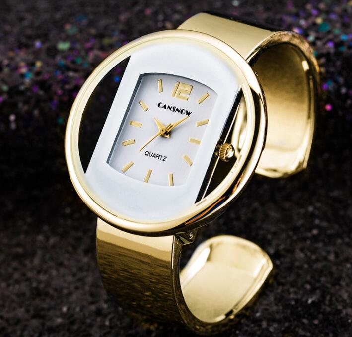 Luxury bracelet cuff watch, all colour options grid