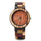 Wood couple watch, styled with outfit