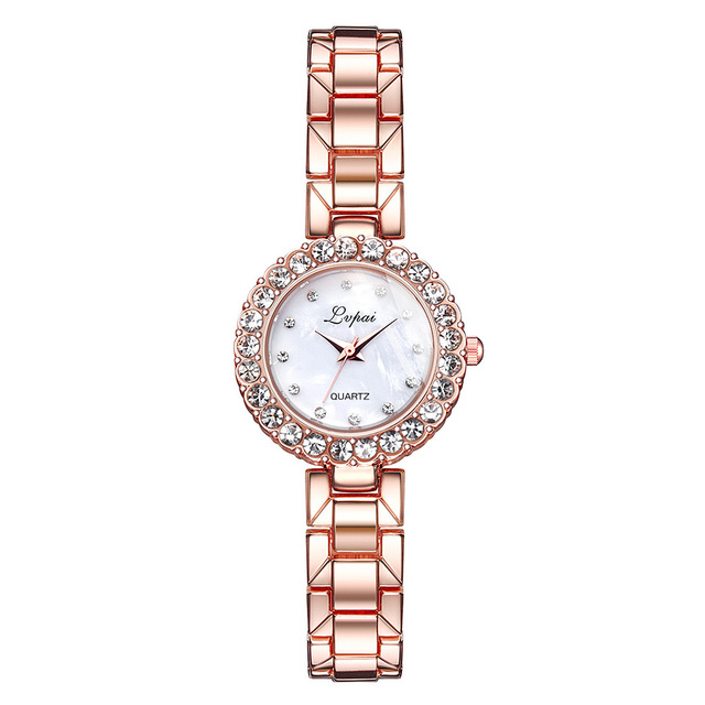 Women's Bangle Cuff Watch Set – Quartz, Alloy Strap, Simple & Casual Style