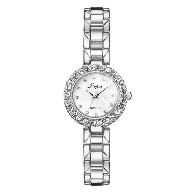 Women's Bangle Cuff Watch Set – Quartz, Alloy Strap, Simple & Casual Style