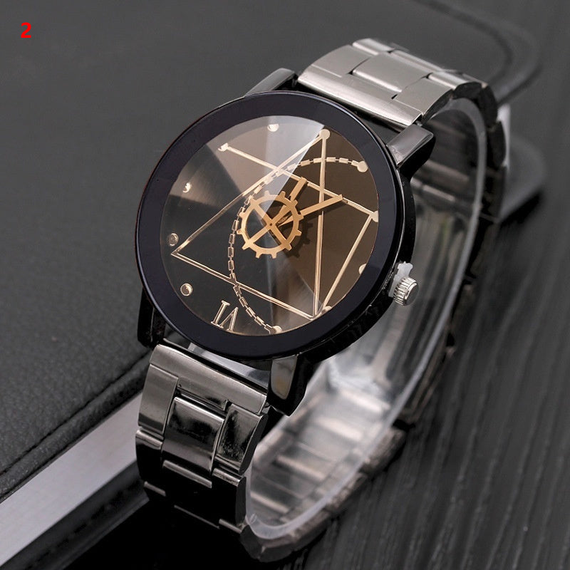 Gear compass watch, strap detail