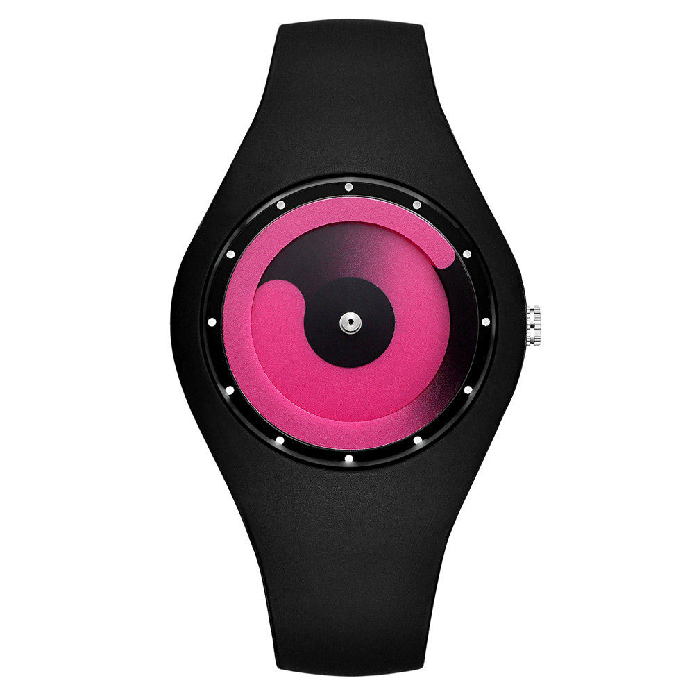 Women's Candy Colour Quartz Watch – Alloy Case, Plexiglass Mirror, 40mm