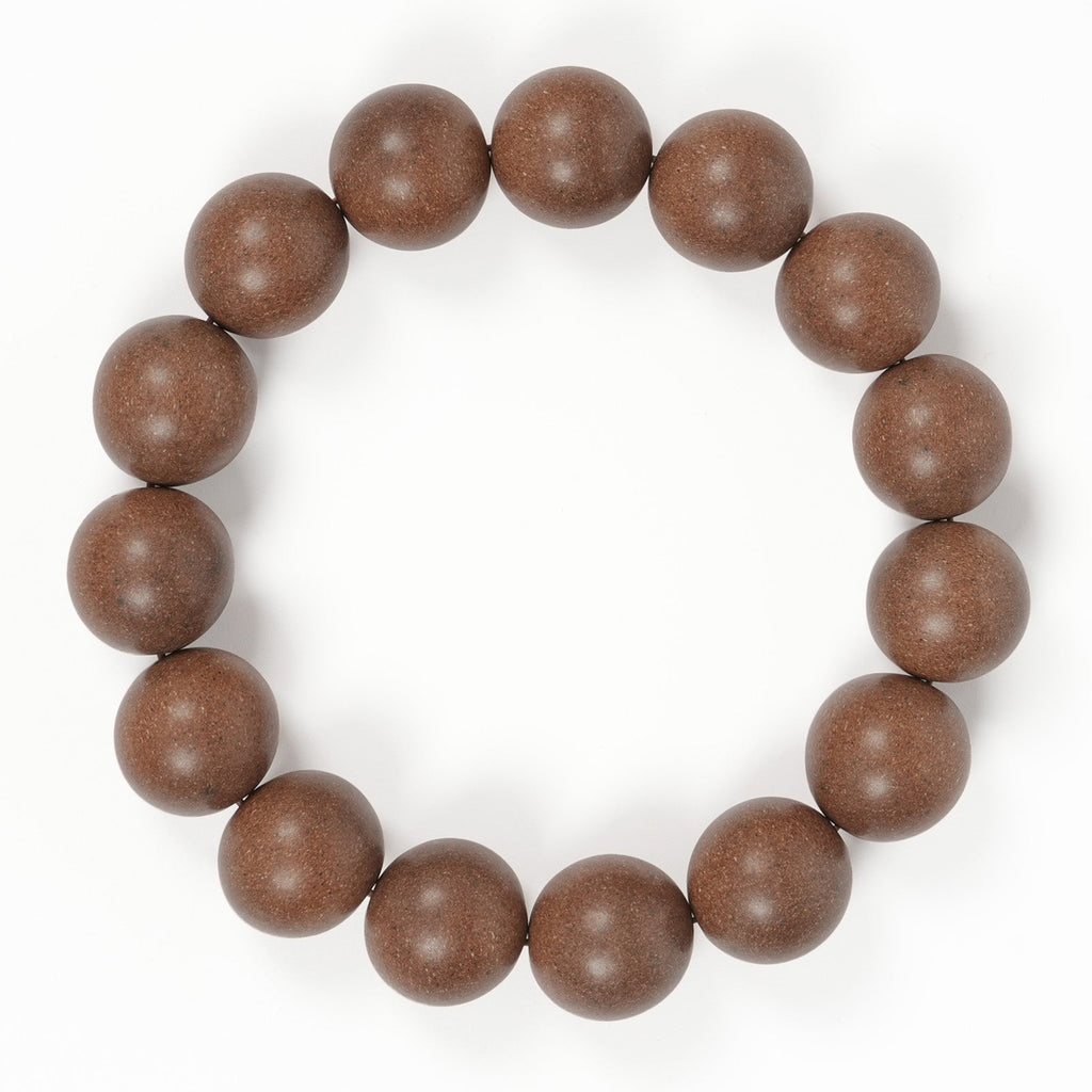Healing bead bracelet styled with outfit