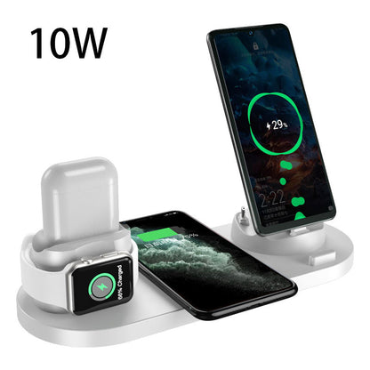 6-in-1 Wireless Charging Dock Station for iPhone, Watch & More