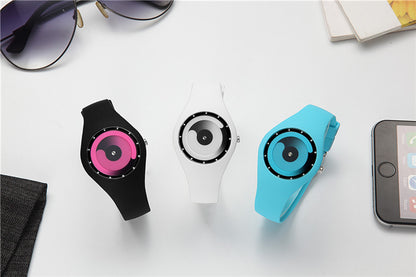 Women's Candy Colour Quartz Watch – Alloy Case, Plexiglass Mirror, 40mm