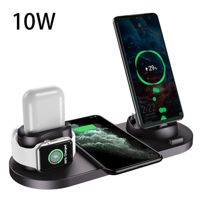 6-in-1 Wireless Charging Dock Station for iPhone, Watch & More