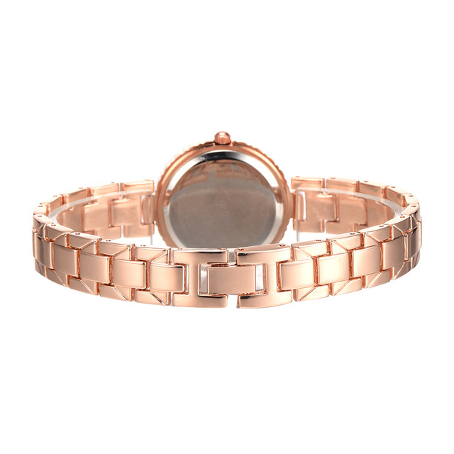 Women's Bangle Cuff Watch Set – Quartz, Alloy Strap, Simple & Casual Style