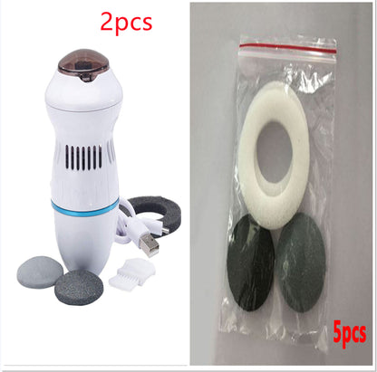 Electric Foot Callus Remover – USB Rechargeable with Vacuum System