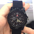 Military sport watch, coffee colourway