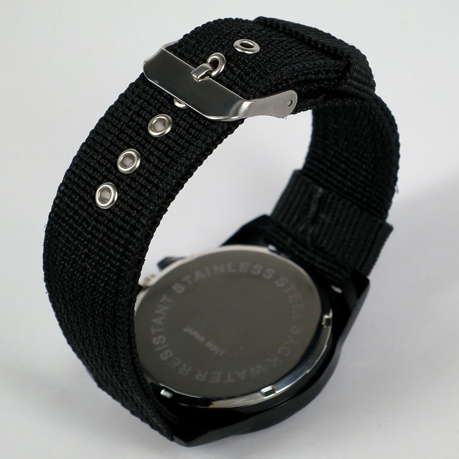 Military sport watch, black colourway