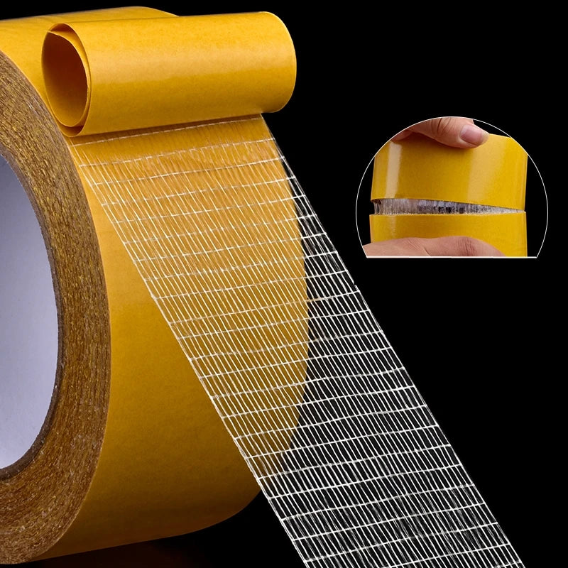 Prime Deal Zone double-sided adhesive tape with high viscosity, ideal for carpet, leather, wall, and floor fixing applications.
