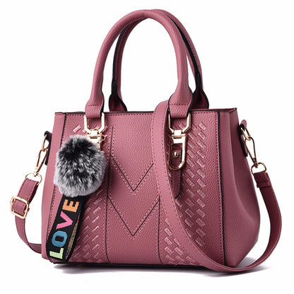 Leather embroidery messenger bag for women with hand strap, stylish women's handbag with decorative embroidery, prime deal zone.