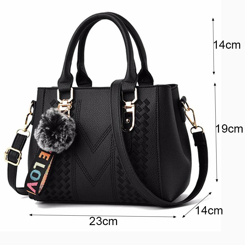 Prime Deal Zone embroidery leather messenger bag for women, stylish leather handbag with intricate embroidery and a hand-held design.