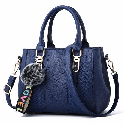 Prime Deal Zone embroidery leather messenger bag for women with floral embroidery and top handle, stylish women's handbag.