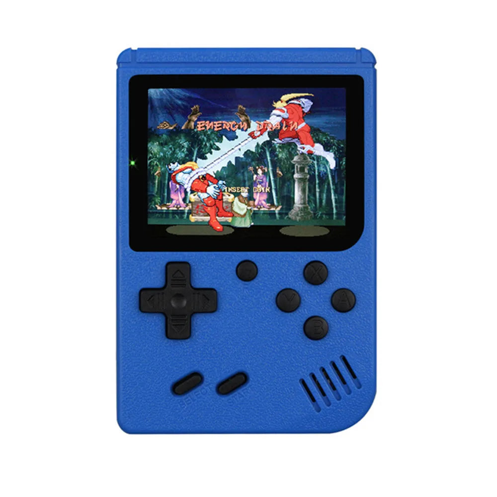 Retro handheld game console by Prime Deal Zone with 3-inch color display and 400 classic games for gaming and entertainment.