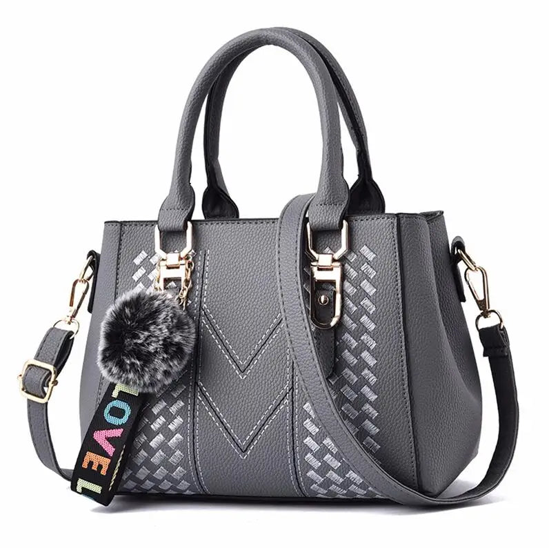 Leather embroidery messenger bag for women with floral design, Prime Deal Zone handbag, stylish and spacious ladies hand bag.