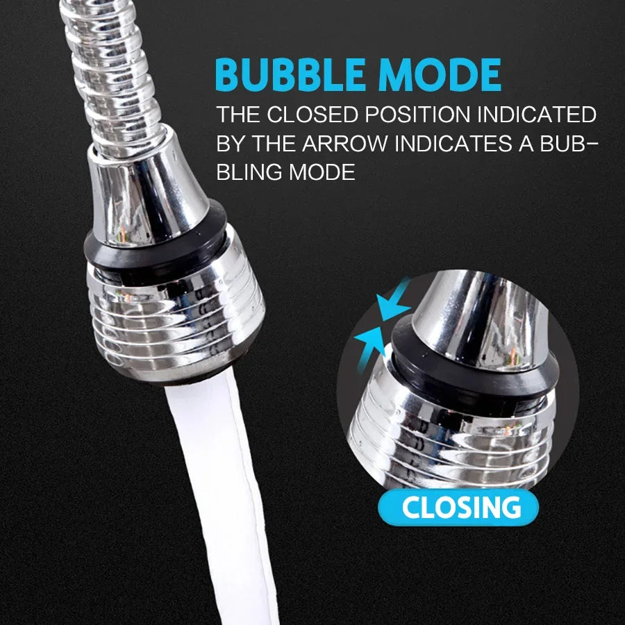 Stainless steel kitchen faucet sprinkler extender from Prime Deal Zone with rotating splash-proof water-saving spray attachment.