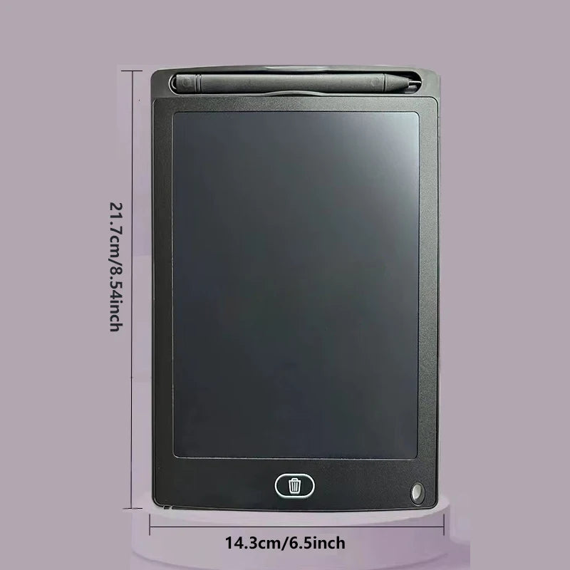Multi-size LCD writing tablet for kids by Prime Deal Zone, featuring erasable surface, eye protection, and lock function.
