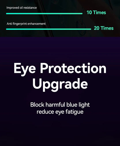 Prime Deal Zone Joyroom HD glass screen protector for iPhone 17, 16, 15 Pro Max, full screen tempered glass protection.