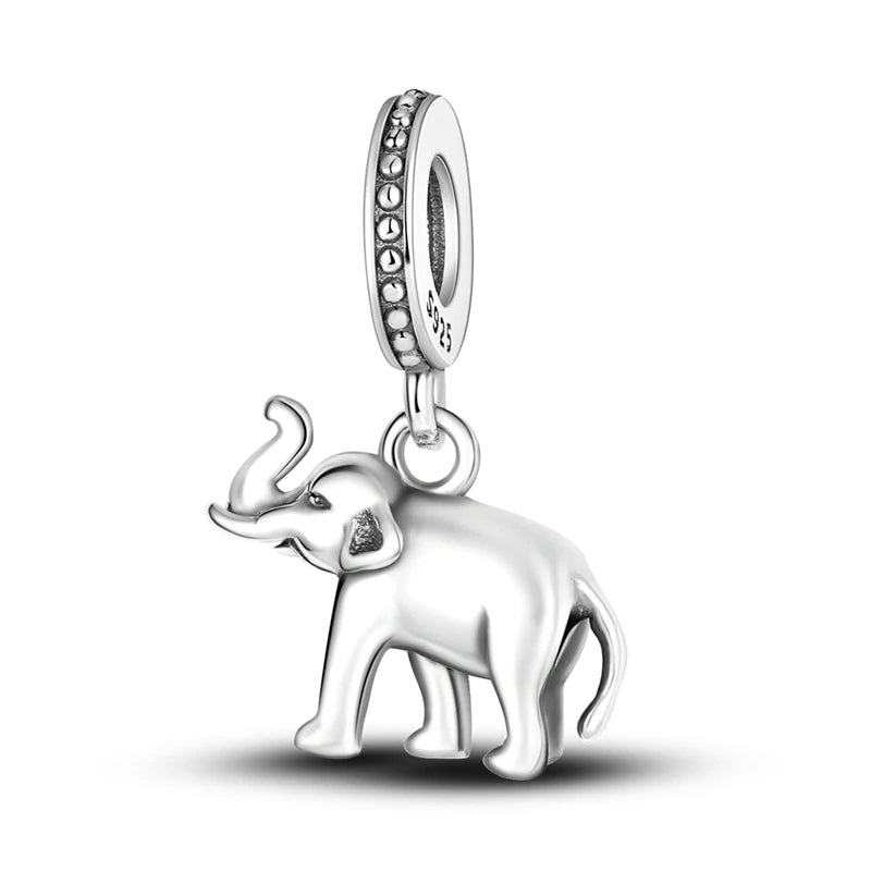 925 Sterling Silver Charm Beads — Mixed Dangle Designs