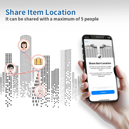 Prime Deal Zone smart location tracker for Apple Find My app, compact anti-lost smart tag with Bluetooth positioning.