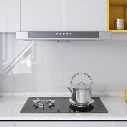 Prime Deal Zone 45cm transparent waterproof and oil-proof static wallpaper sticker for kitchen stoves, heat resistant and anti-fouling