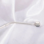 925 sterling silver snake chain bracelet, smooth - view 14