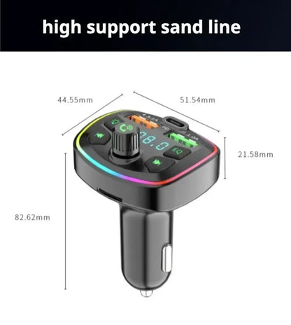 Prime Deal Zone Q7 Car Bluetooth FM Transmitter with dual USB PD charging and hands-free calling visible in the image.