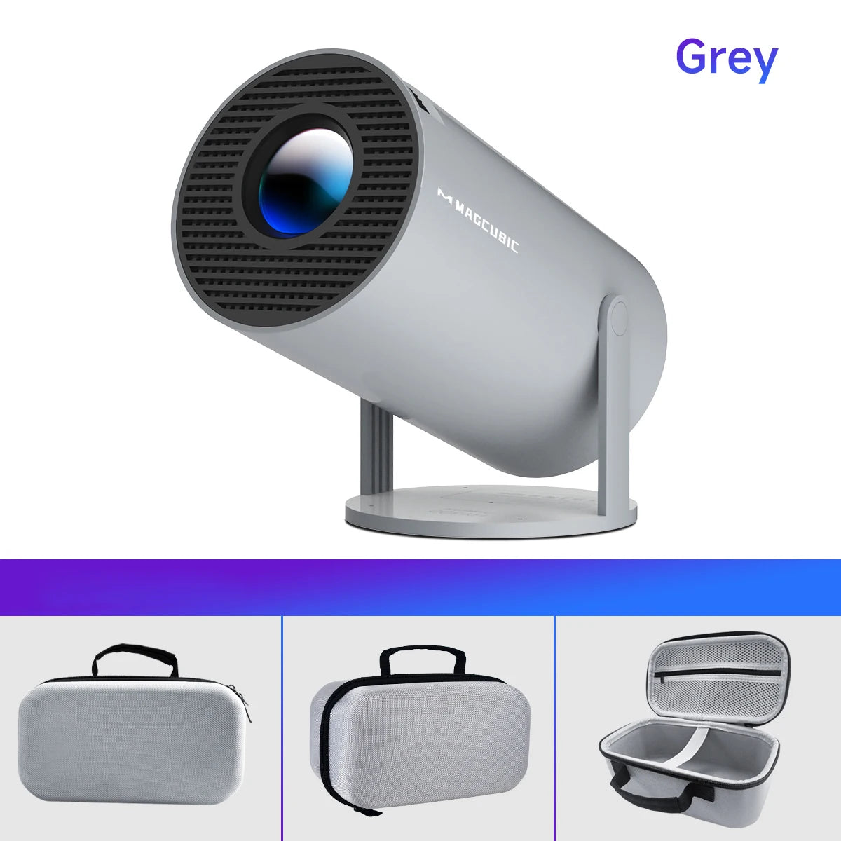Magcubic HY300 Pro smart projector by Prime Deal Zone displaying vibrant 8K content with dual WiFi6 and Bluetooth 5.4 connectivity.