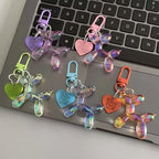 candy colour balloon dog keychain and bag charm - view 2
