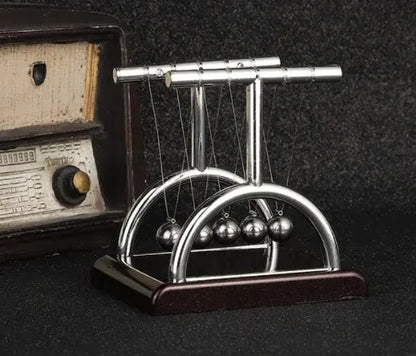 Prime Deal Zone Newton's Cradle balance steel ball set for physics experiments, desktop relaxation, and modern home decor.