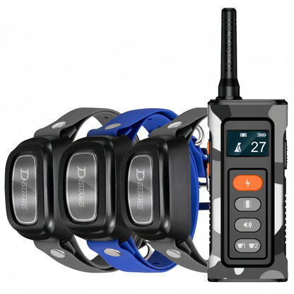 Waterproof Prime Deal Zone dog training collar with remote control, shock and vibration for dogs 8-150 lbs, 3300 ft range.