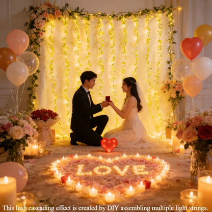Prime Deal Zone 2M willow string lights with battery box, copper wire fairy lights for family gatherings and wedding decorations