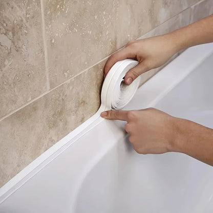 PVC waterproof sealing tape by Prime Deal Zone, 1m or 3.2m length, self-adhesive wall sticker for bathroom sinks and showers
