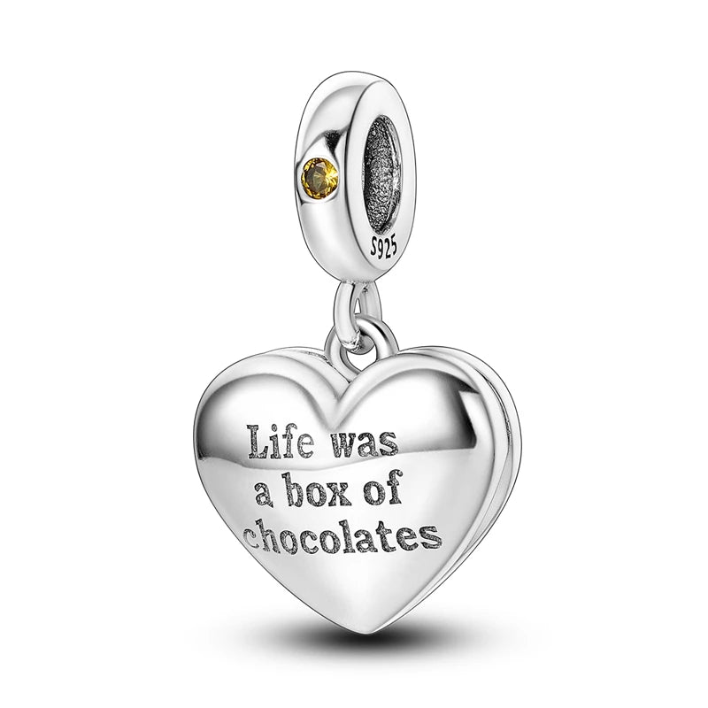 925 Sterling Silver Charm Beads — Mixed Dangle Designs
