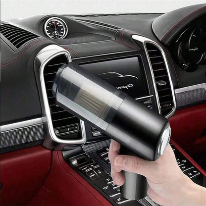 Prime Deal Zone 3-in-1 car and household vacuum cleaner with integrated suction and blowing, USB rechargeable, compact design.